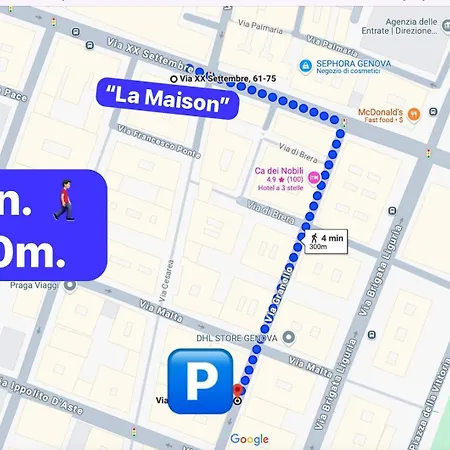 La Maison Nel Cuore Di Free Parking Апартаменты Генуя