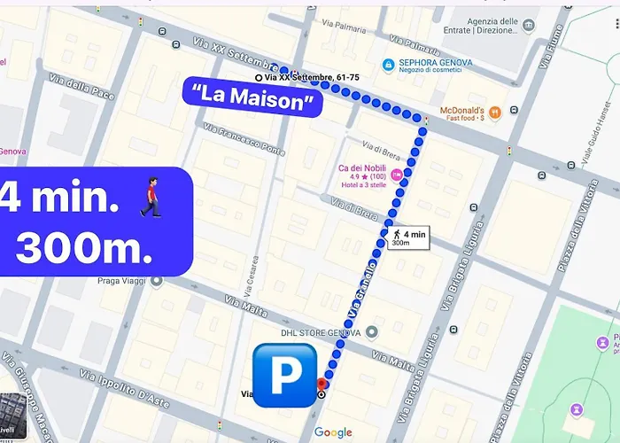 La Maison Nel Cuore Di Free Parking Lägenhet Genua
